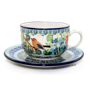 Filiżanka 0,2L + spodek dek. U5098X Rudzik